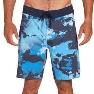 Volcom Men's Bolinas  Stoney Navy Board Shorts Sz 34